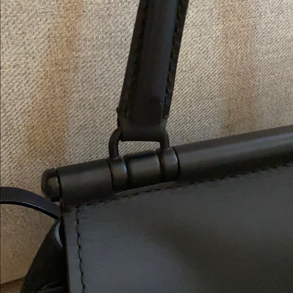 Selena Gomez Coach black purse with black leather and suede - Picture 3 of 9